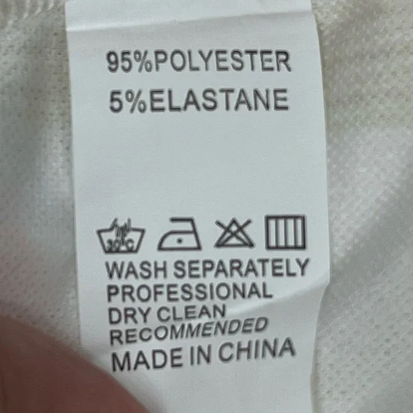 🟢 Unbranded White Sundress with Orange Stripes - Picture 7 of 9